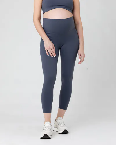 Ripe Maternity Tempo Crop Legging Blue Steel