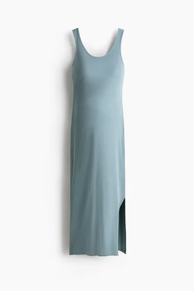 H&M MAMA Ribbed Nursing Dress
