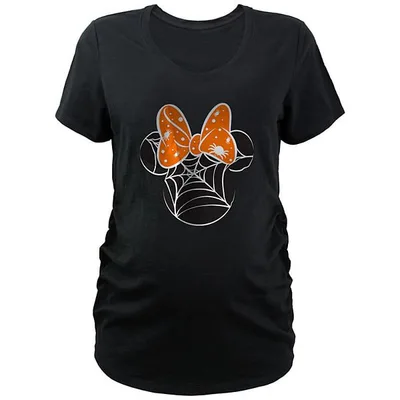 Kohl's Disney's Minnie Mouse Spider Web Head Maternity Graphic Tee