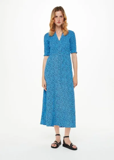 For The Creators Micro Bouquet Shirred Dress