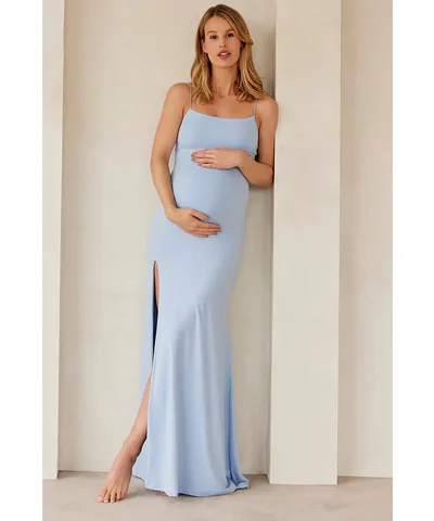 Bump City BUMPSUIT: The Rosie Dress (Powder Blue)