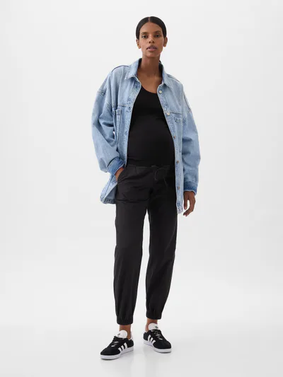 Gap Maternity Full Panel Utility Joggers