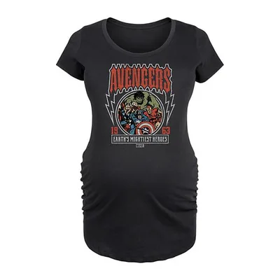 Kohl's Maternity Marvel Avengers Vintage Band Graphic Tee
