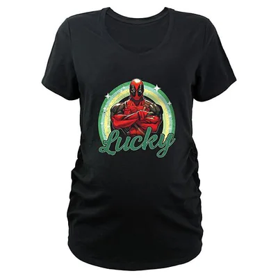 Kohl's Maternity Marvel Deadpool Lucky Graphic Tee