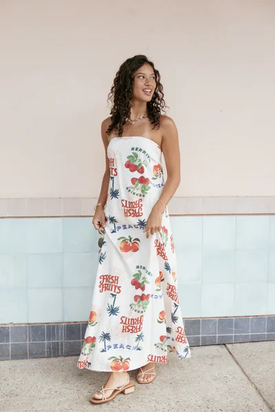 Petal & Pup Valencia Maxi Dress - Tutti Fruiti