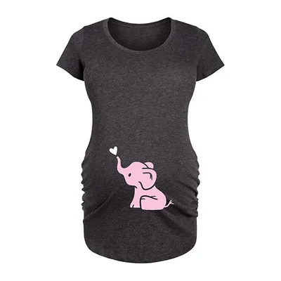 Kohl's Maternity Baby Elephant Girls Graphic Tee