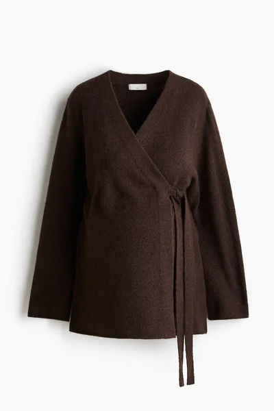 H&M MAMA Before & After Wrap-front Cardigan