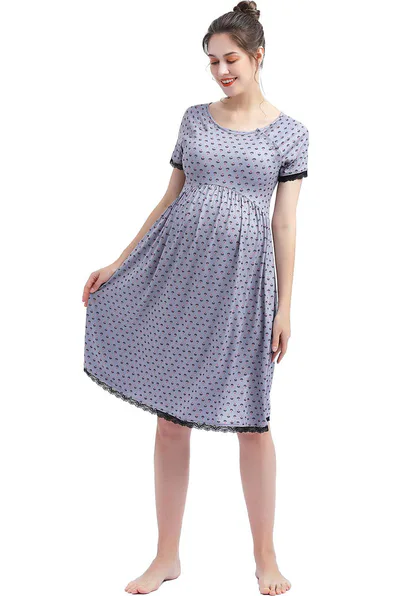 Kimi + Kai Kimi + Kai Maternity "Exa" Nursing Nightgrown