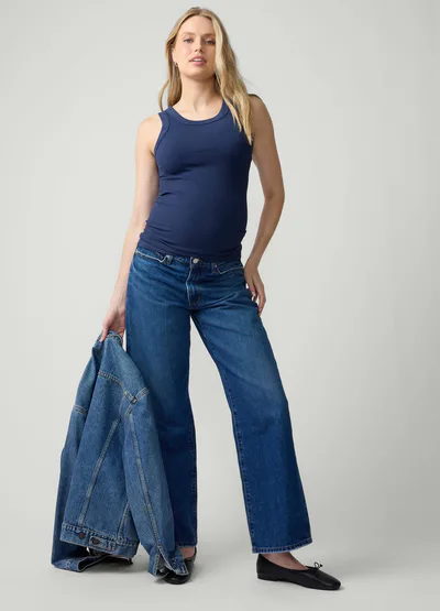 Ingrid & Isabel Fresh Flex Rib Seamless Maternity Tank