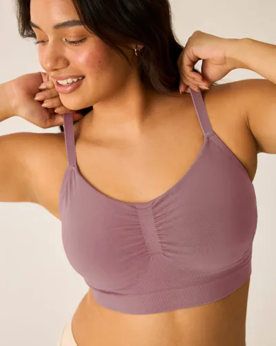 Milk & Baby Sublime® Bamboo Hands-Free Pumping Lounge & Sleep Bra | Twilight