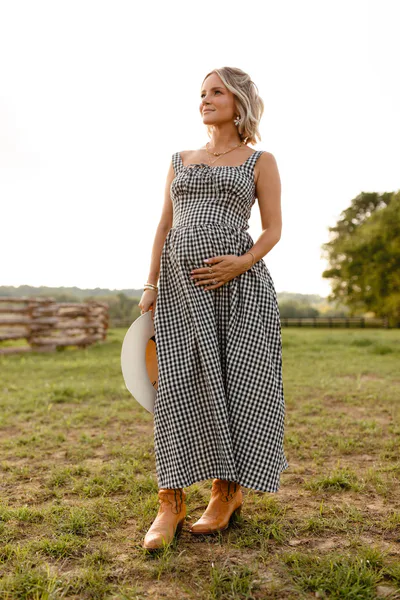 Petal & Pup Kinslee Midi Dress - Black Gingham