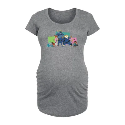 Target Women's Zootopia 2 Nick, Judy, And Friends - Heather Grey - X-Large