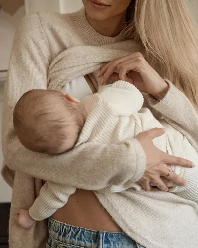 Ripe Maternity Addison Nursing Knit Mink