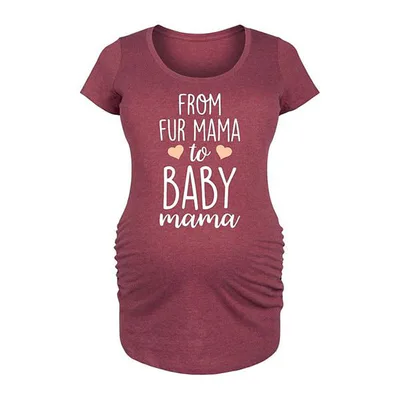 Kohl's Maternity From Fur Mama To Baby Mama Graphic Tee