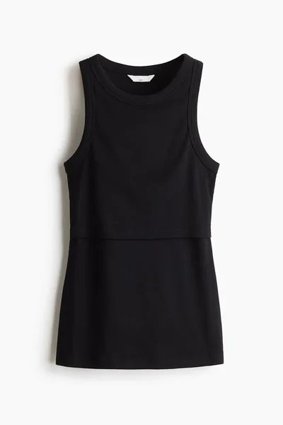 H&M MAMA Ribbed Nursing Tank Top