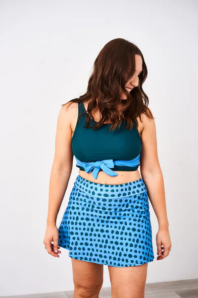 Latched Mama Latched Mama Tie Back Nursing Swim Top - Final Sale