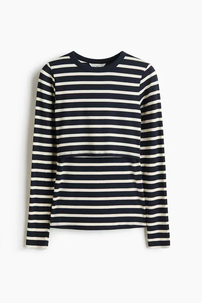 H&M MAMA Long-Sleeved Nursing Top