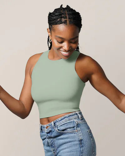 Kindred Bravely Sublime® Bamboo Maternity & Nursing Longline Bra Top | Aqua Mist