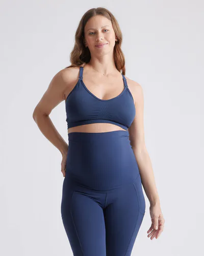 Quince Seamless Low Impact Maternity & Nursing Sports Bra