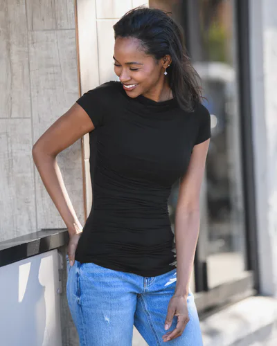 Kindred Bravely Kiera Boat Neck Maternity & Nursing Top