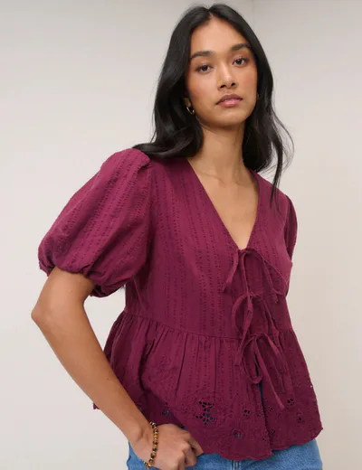 For The Creators Aries Cutwork Blouse