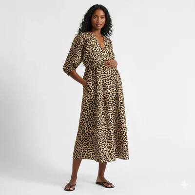 For The Creators Animal Iconic Maternity Dress