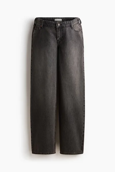 H&M MAMA Wide Low Waist Jeans