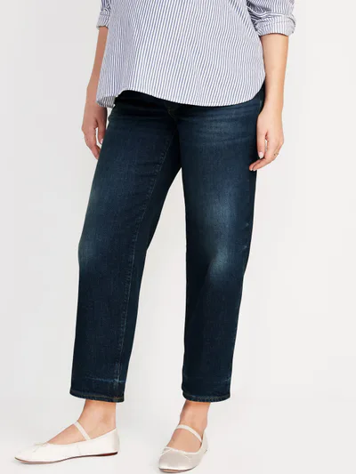 Old Navy Maternity Full-Panel OG Loose Jeans
