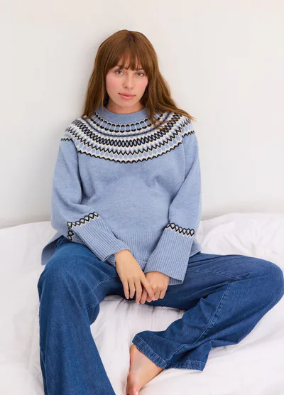HATCH The Pippa Fairisle Pullover