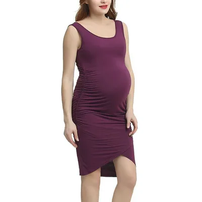 Kohl's Maternity Pokkori Tulip Hem Midi Dress