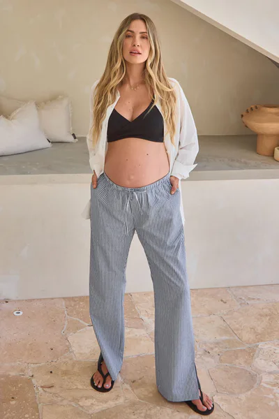 Bae the Label On The Line Pant - Navy Stripe