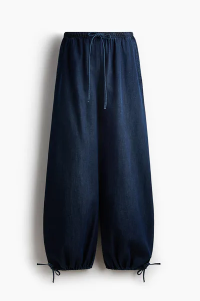 H&M MAMA Balloon-Leg Denim Pants