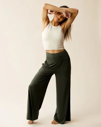 Kindred Bravely Bamboo Wide Leg Maternity & Postpartum Lounge Pant | Thyme