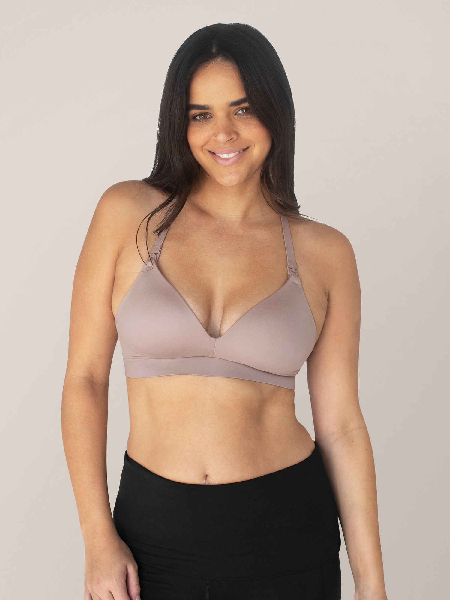 Kindred Bravely Minimalist Hands-Free Pumping & Nursing Bra | Lilac Stone