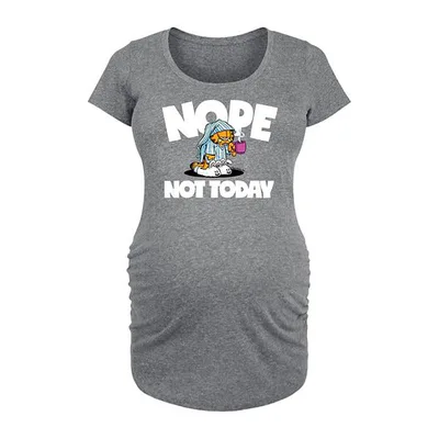 Kohl's Maternity Garfield Nope Not Today Graphic Tee