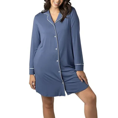 Kohl's Maternity Kindred Bravely Clea Long Sleeve Sleep Shirt