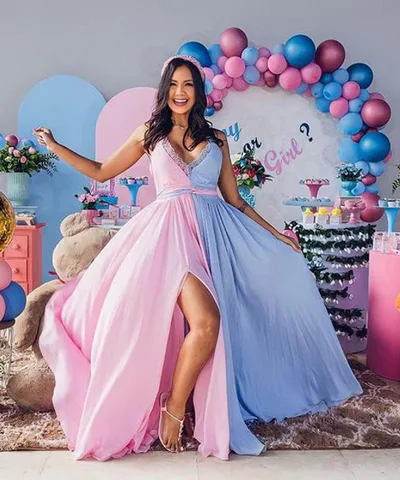 Bump City The Gender Reveal Gown