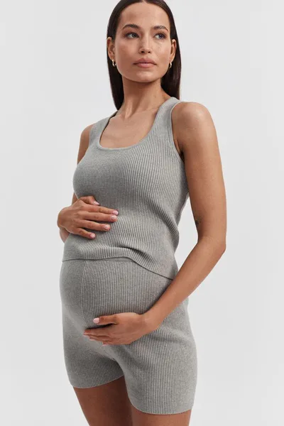Legoe Heritage Woodford Crop Tank (Grey) - FINAL SALE
