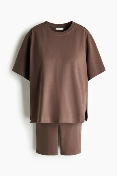 H&M MAMA 2-Piece Cotton Jersey Set