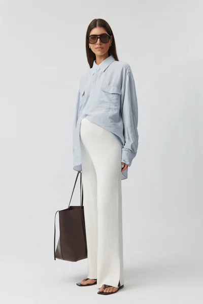 Legoe Heritage Textured Pocket Shirt (Dusk Blue)