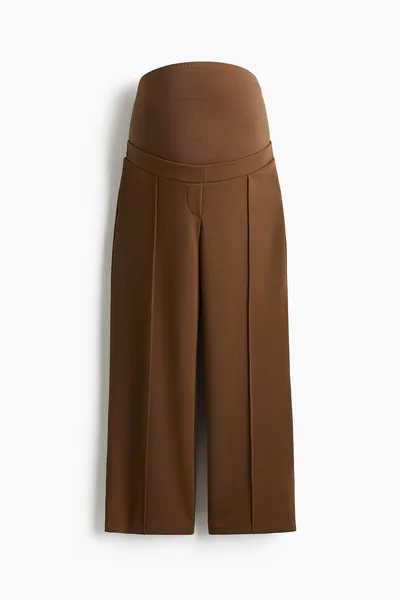 H&M MAMA Ankle-Length Interlock Pants