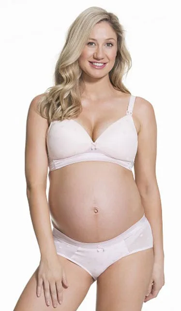 Special Addition SALE! Cake Mousse Contour Non-Wire Nursing Bra in Rose