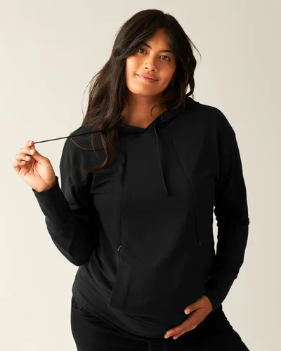 Milk & Baby Brushed Bamboo Maternity & Nursing Hoodie