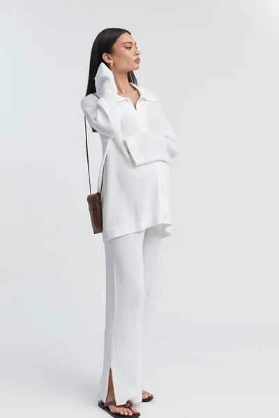 Legoe Heritage Crochet Cardigan Top (White) - FINAL SALE