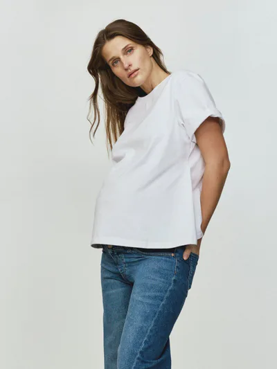 BUMPSUIT DL1961 x Bumpsuit Girlfriend Tee Maternity