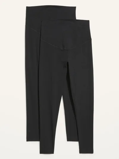 Old Navy Maternity Full-Panel Leggings 2-Pack