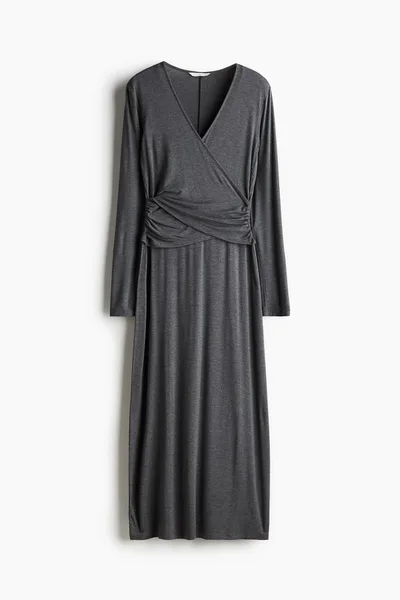 H&M MAMA Draped Nursing Dress