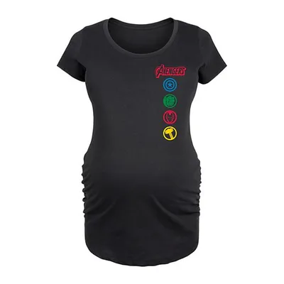 Kohl's Maternity Marvel Avengers Icon Logos Graphic Tee