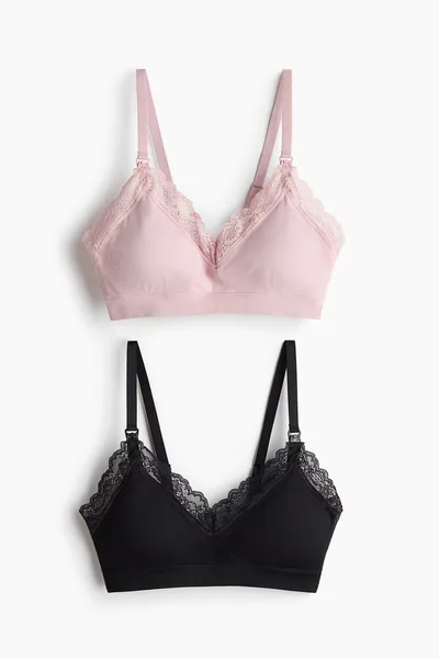 H&M MAMA 2-Pack Padded Nursing Bras