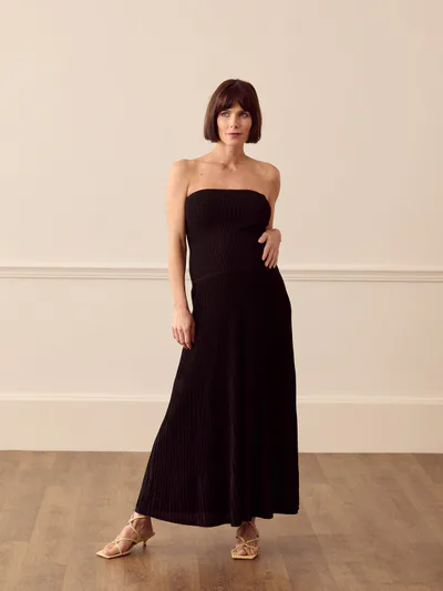 For The Creators Bandeau Knit Dress